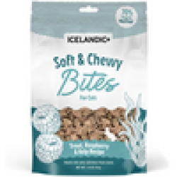 Icelandic Cat Chewy Bites Trout Raspberry 1.8oz