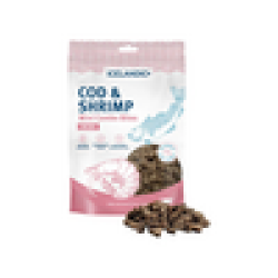 Icelandic Cat Combo Bites Cod & Shrimp 1.7oz