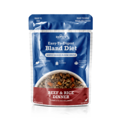 Daves Dog Homestyle Bland Beef & Rice Pouch 9 oz
