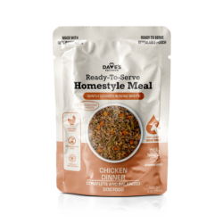 Daves Dog Homestyle Chicken & Brn Rice Pouch 9 oz