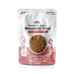 Daves Dog Homestyle GF Duck & Beef Pouch 9 oz