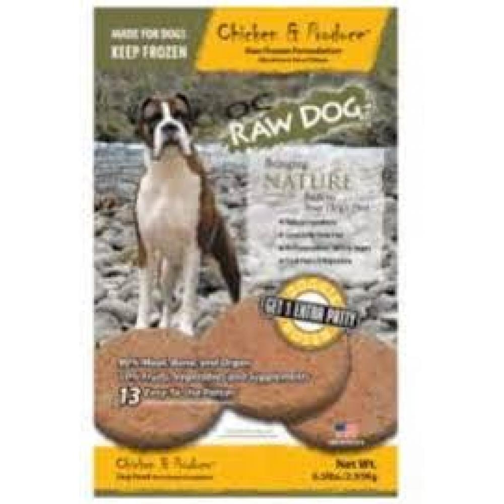OC RAW DOG CHICKEN & PRODUCE 1 OZ SLIDERS 4LB BAG
