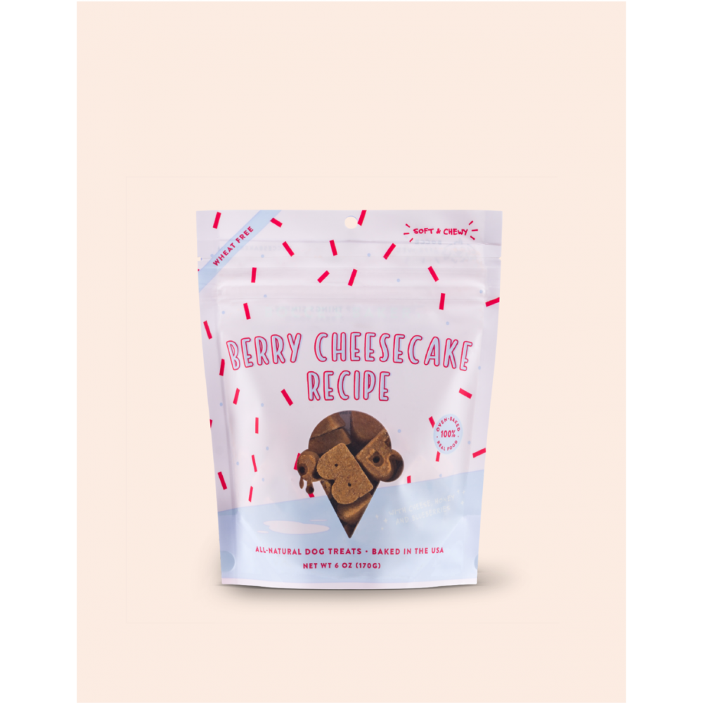 BOCCE DOG SOFT CHEW BERRY CHEEZECAKE 6OZ BOCCE DOG SOFT CHEW BERRY CHEEZECAKE 6OZ