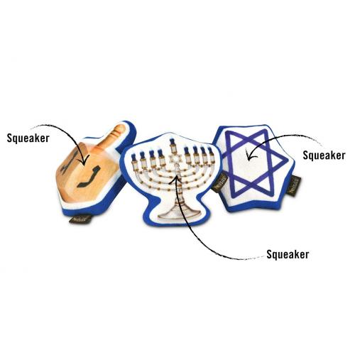 PLAY Dog Toy Hanukkah Set