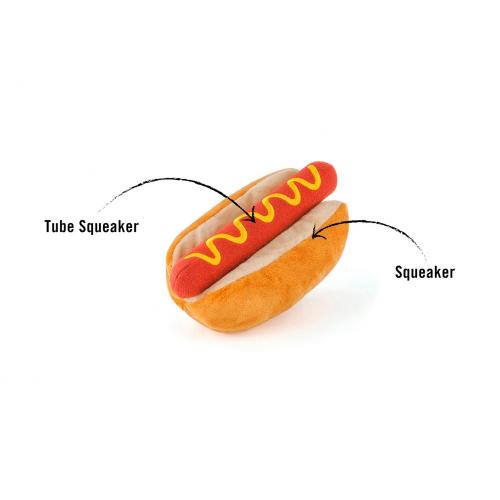 PLAY Dog Toy Hot Dog