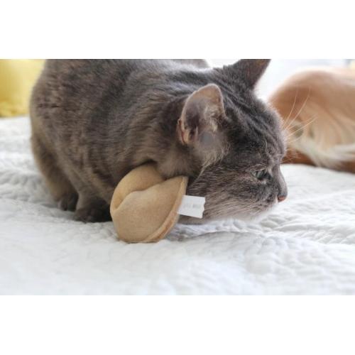 Miso Handmade Cat Toy Fortune Cookie Individual