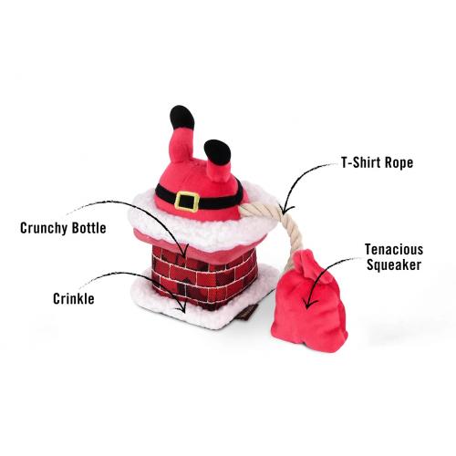 PLAY Dog Toy Clumsy Claus