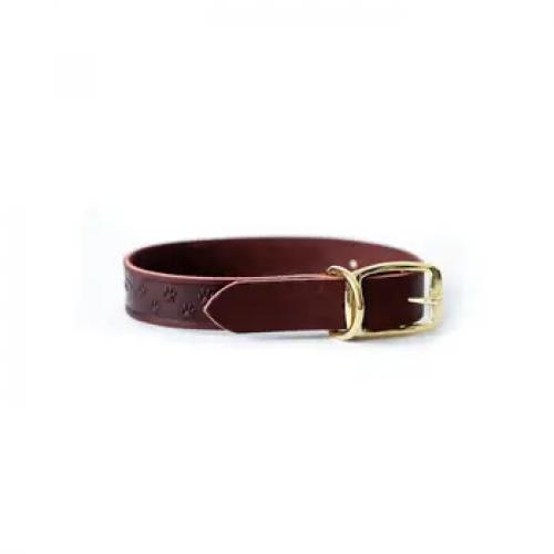 EuroDog Elegant Collar Burgundy Large