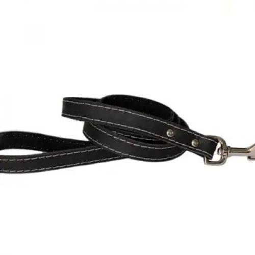 EuroDog Traditional Leash Black 6'