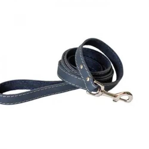 EuroDog Traditional Leash Navy 6'
