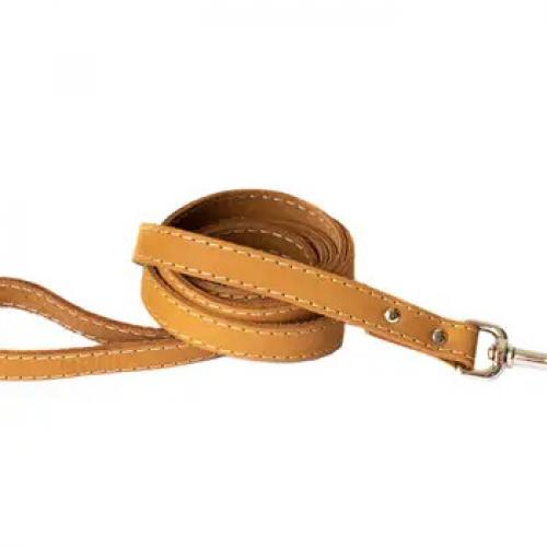 EuroDog Traditional Leash Tan 6'