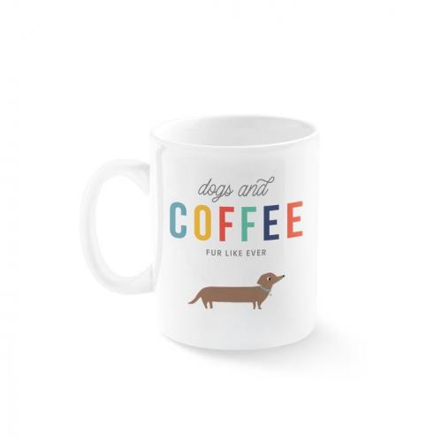 Fringe Studio Montana Mug Dogs and Coffee