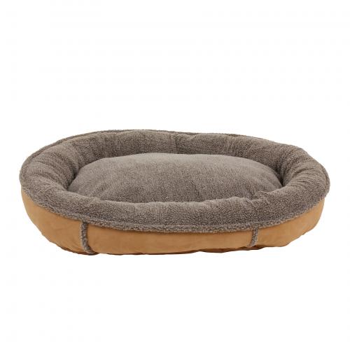 Carolina Pet Berber Comfy Cup in Saddle Brown