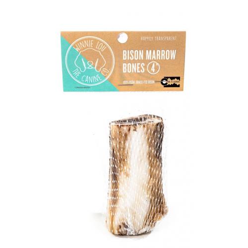 Winnie Lou Bison Marrow Bone 4"