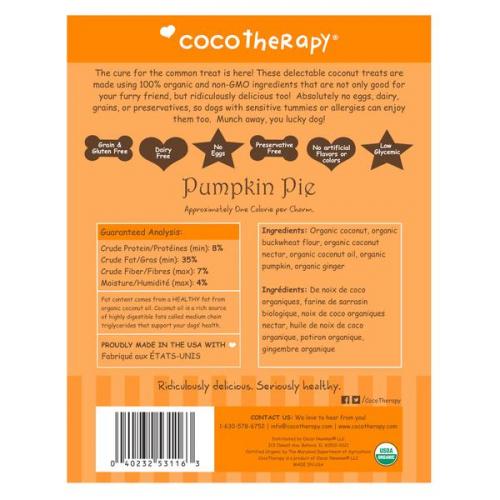 CocoTherapy Training Treat Pumpkin Pie 5oz