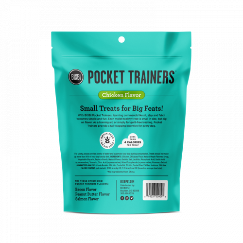 Bixbi Pocket Trainers Chicken 6oz