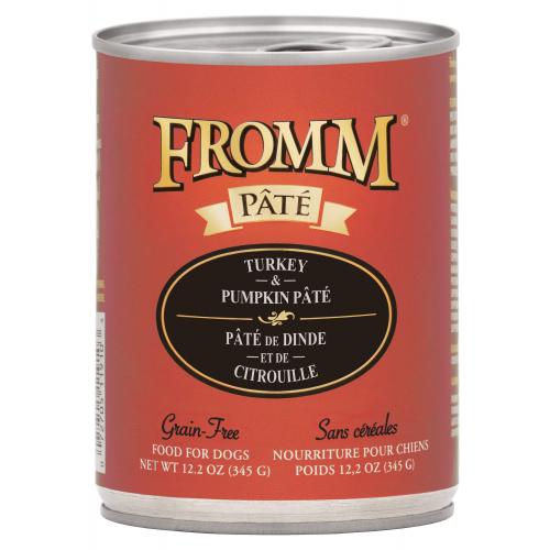 Fromm Dog Can Grain-Free Turkey & Pumpkin Pate 12oz