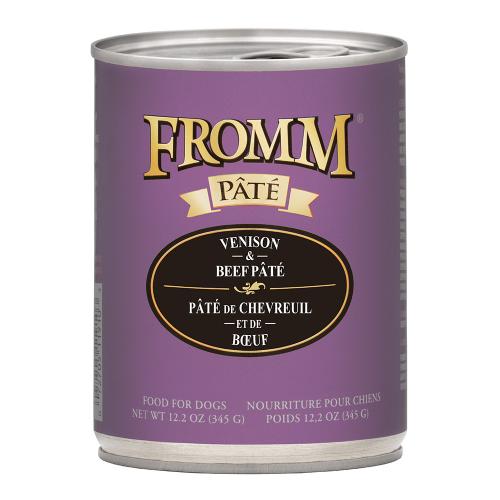 Fromm Dog Can Grain-Inclusive Venison & Beef Pate 12oz
