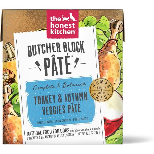 Honest Kitchen Dog Pate Turkey Veggie 10.5oz