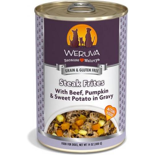 Weruva Dog Steak Frites 14oz