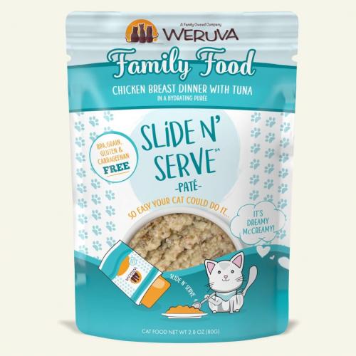 Weruva Cat Pouch Pate Chicken Tuna 2.8oz