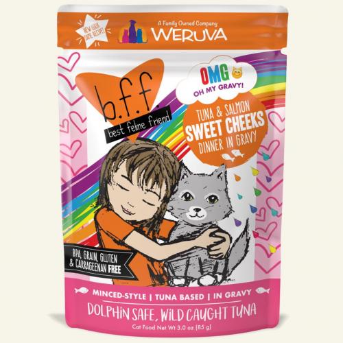 BFF Pouch OMG Minced Tuna Salmon 3oz - Sweet Cheeks