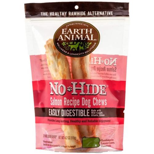 Earth Animal No-Hide Salmon Chews - Assorted Sizes