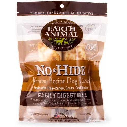 Earth Animal No-Hide Venison Chews - Assorted Sizes