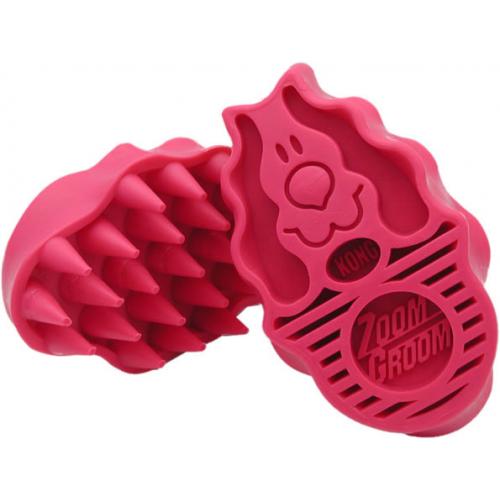 Kong Dog Zoom Groom Raspberry Large