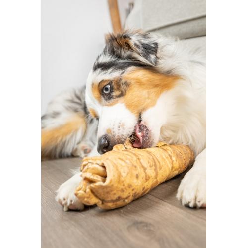 Barking Buddha Peanut Butter Beef Cheek Roll Large