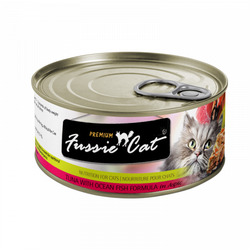 Fussie Cat Can Tuna Ocean Fish 2.8oz