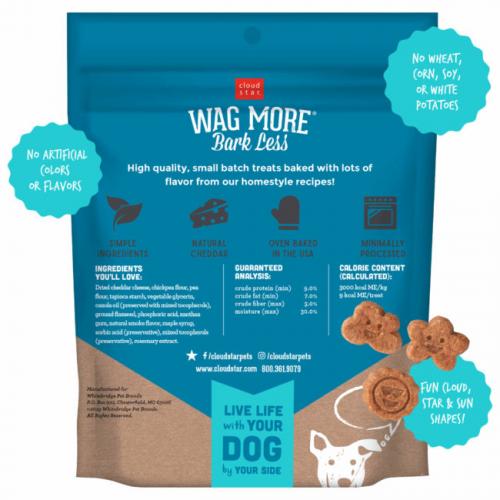 Wag More Grain-Free Soft Cheddar Treats 5oz