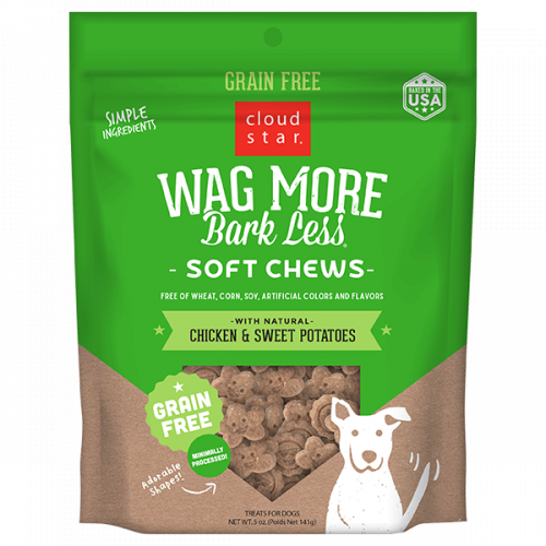 Wag More Grain-Free Soft Chicken Treats 5oz