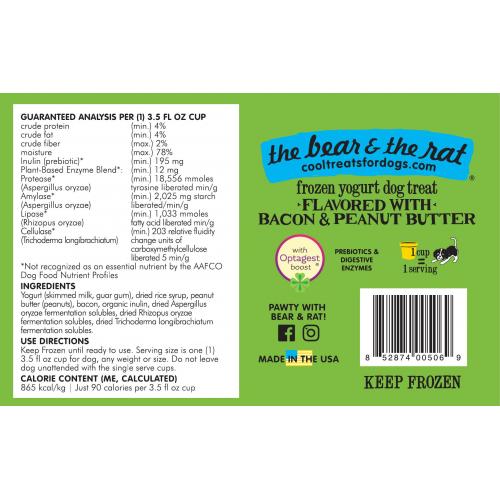 The Bear & The Rat Bacon Peanut Butter 4pack