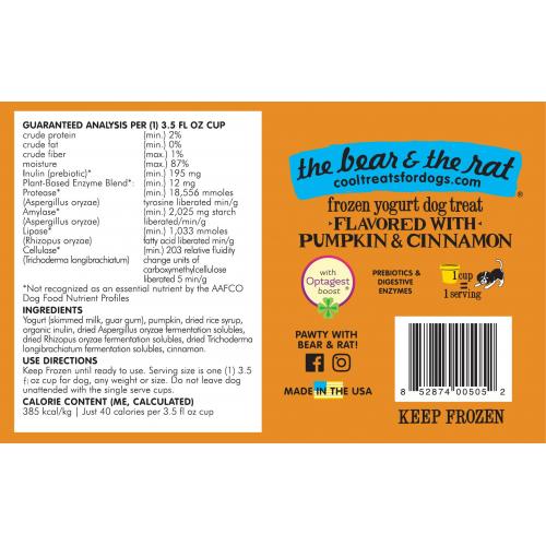 The Bear & The Rat Pumpkin Cinnamon 4pack