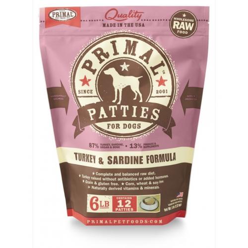 Primal Raw Turkey/Sardine for Dogs