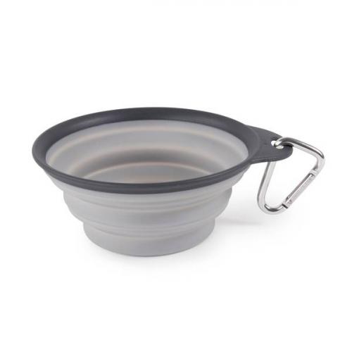 Dexas Collapsible Bowl Gray 2 Cup