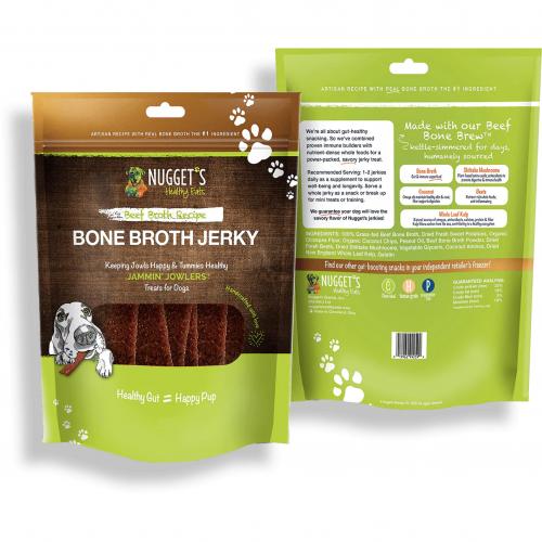 Nugget's Bone Broth Jerky Beef 10oz