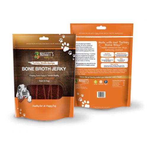 Nugget's Bone Broth Jerky Turkey 10oz