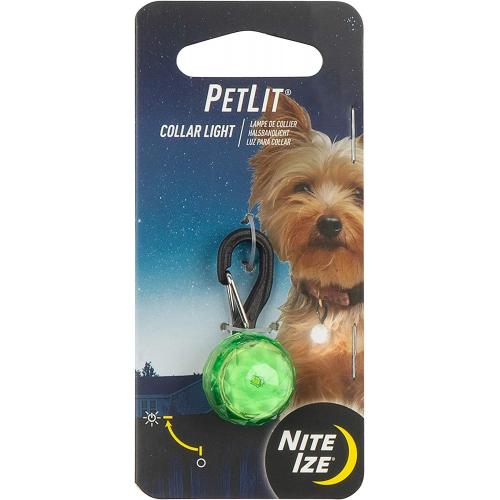 NiteIze PetLit Collar Light Lime Jewel