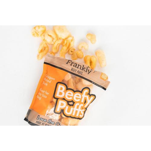 Frankly Beefy Puffs Cheddar Cheeze 5oz