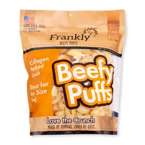 Frankly Beefy Puffs Cheddar Cheeze 5oz