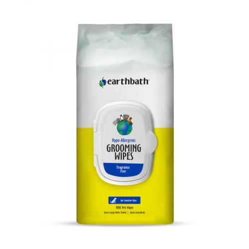Earthbath Grooming Wipes Hypoallergenic 100ct