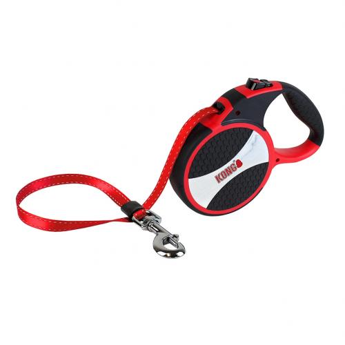 Kong Explore 24ft Retractable Leash Red Large