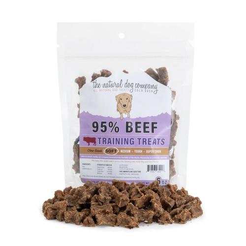 The Natural Dog Training Bites Beef 6oz