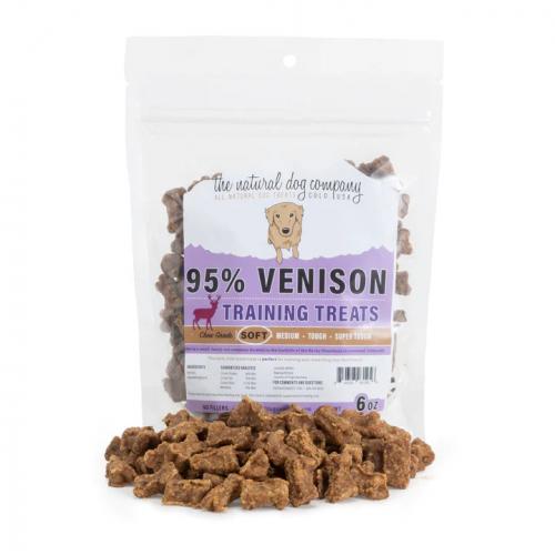 The Natural Dog Training Bites Venison 6oz