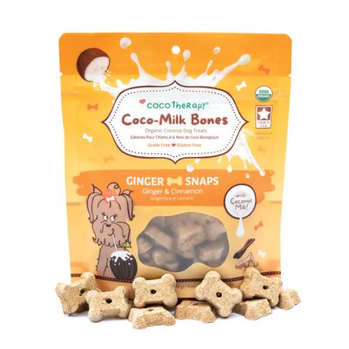 CocoTherapy Coco-Milk Bones Ginger Snaps 6oz