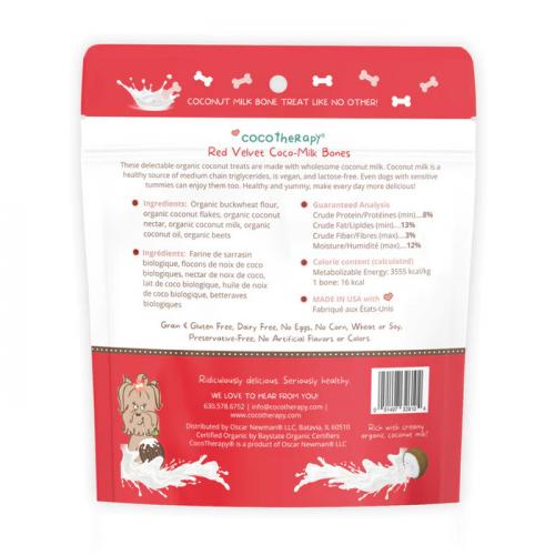 CocoTherapy Coco-Milk Bones Red Velvet 6oz