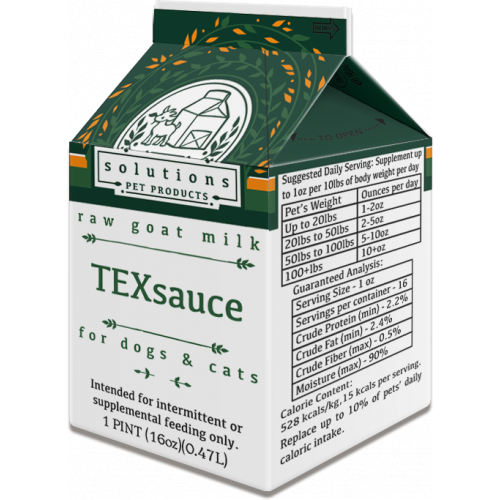 Solutions Pet TEXsauce (Raw Goat Milk)