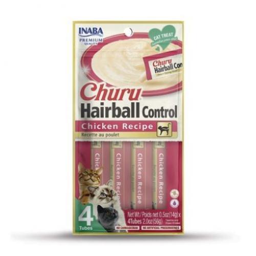 Inaba Churu Hairball Control Chicken 4pack
